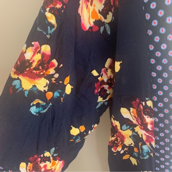 Band of Gypsies Long Floral Duster Kimono - Picture 3 of 9